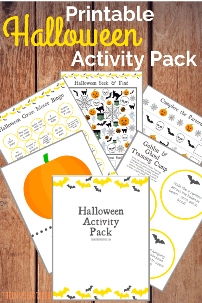 Printable Halloween Activity Pack - The Inspired Treehouse