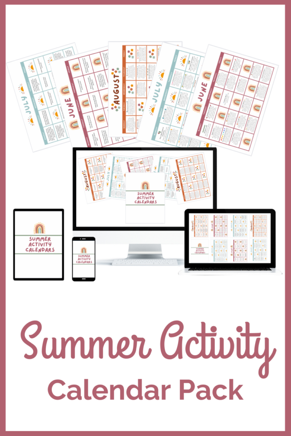 summer activity calendar bundle for occupational therapy, physical therapy, speech therapy, and teachers