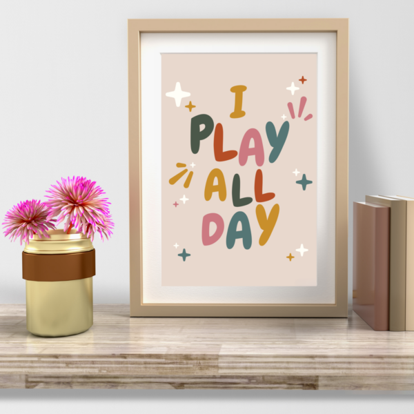 i play all day therapy poster