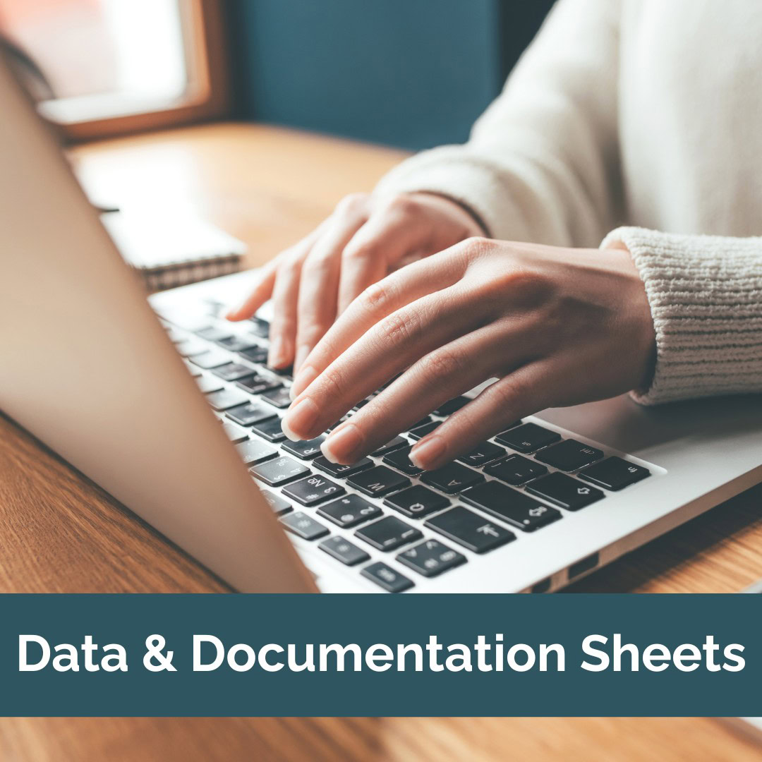 Data & Documentation Sheets - The Inspired Treehouse